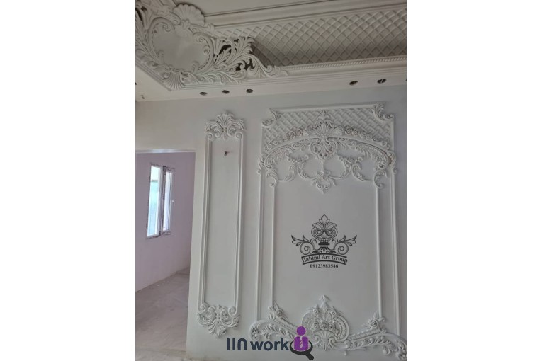اجرای گچبری و مجسمه سازی علیرضا رحیمی در تهران