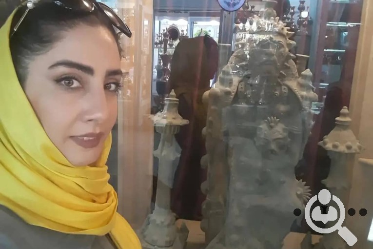 راضیه حاجی حیدری بازیگر در اصفهان خمینی شهر