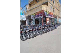 فروشگاه موتورسیکلت و دوچرخه اکبری در خورموج بوشهر