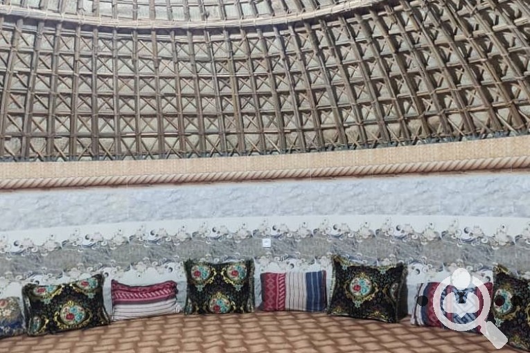 ساخت آلاچیق سنتی کپر در کهنوج کرمان