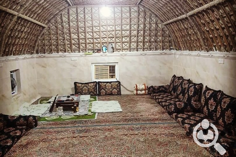 ساخت آلاچیق سنتی کپر در کهنوج کرمان