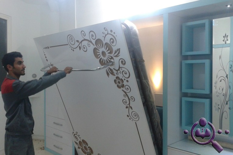 طراحی و تولید تخت تاشو (دکوراسیون داخلی مهرگان ) در مشهد