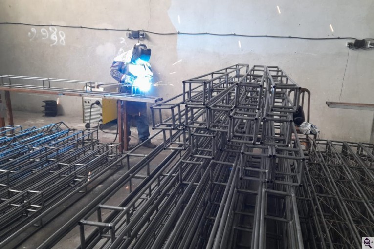 تولید سازه و استیج نمایشگاهی اسپیس پیشرو در یوسف آباد کرج