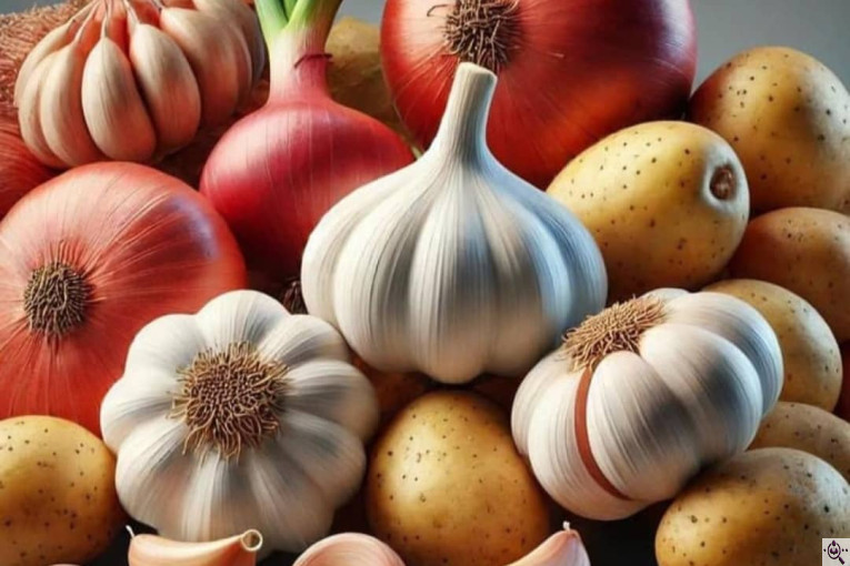 صادرات سیر و بادام ملکی در پارس آباد مغان