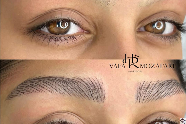 آرایش دائم وفا مظفری در بوشهر