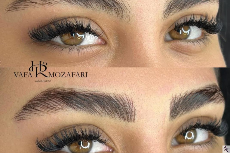 آرایش دائم وفا مظفری در بوشهر