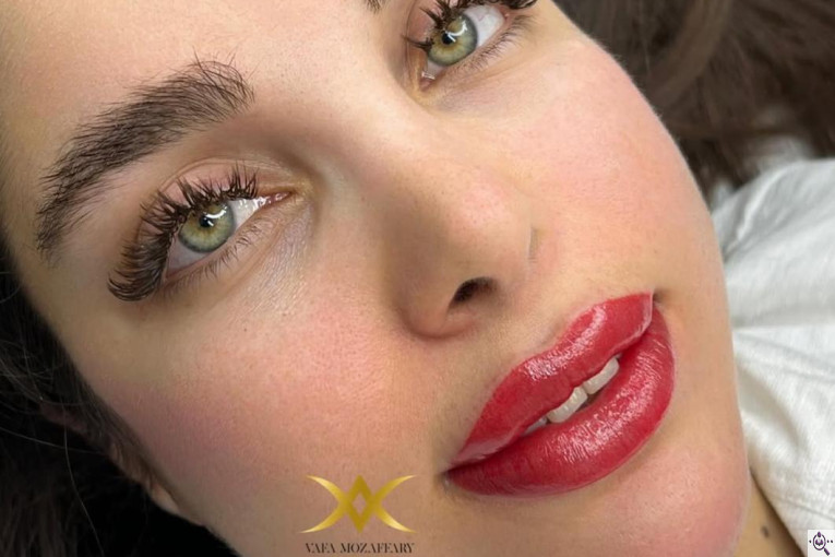 آرایش دائم وفا مظفری در بوشهر