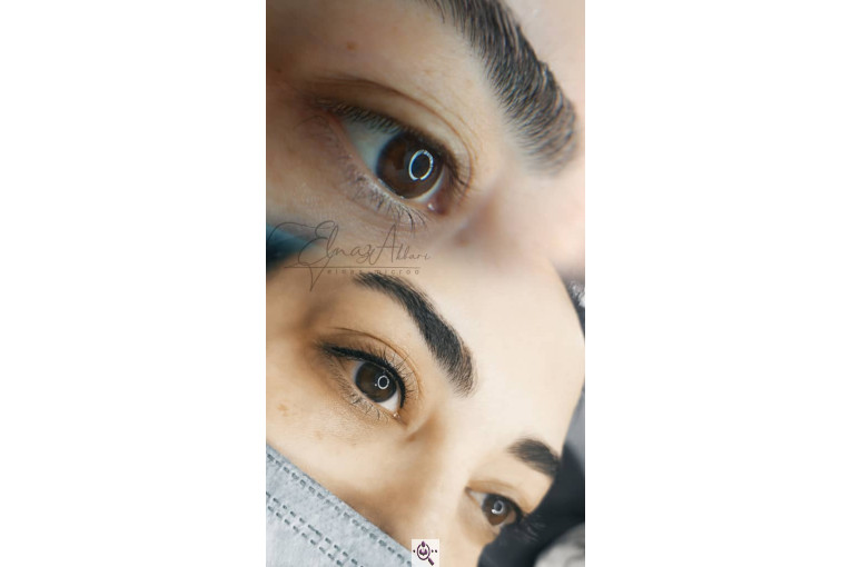 میکروبلیدینگ الناز اکبری در اندیشه کرج