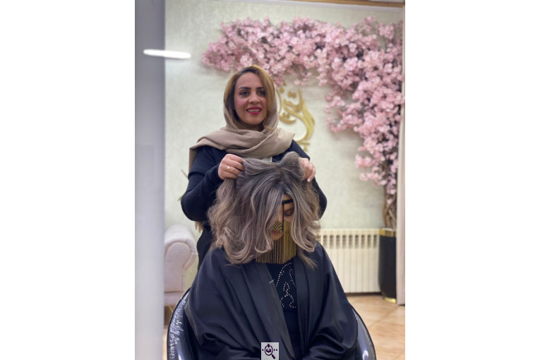 خدمات رنگ مو بهاره بهزادی در بوشهر