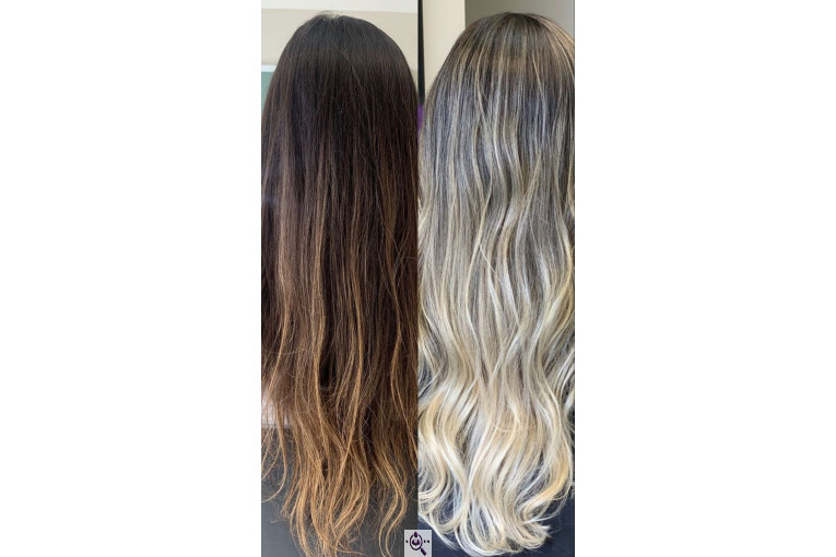 خدمات رنگ مو بهاره بهزادی در بوشهر