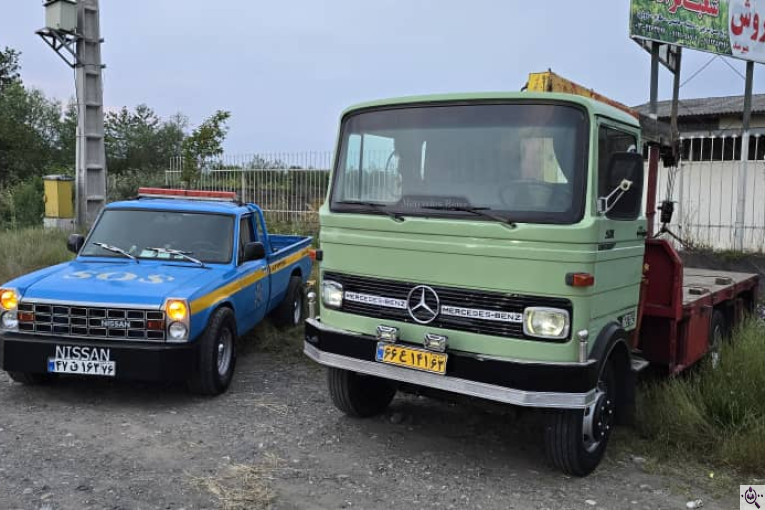 جرثقیل مصطفی علیزاده در رودسر