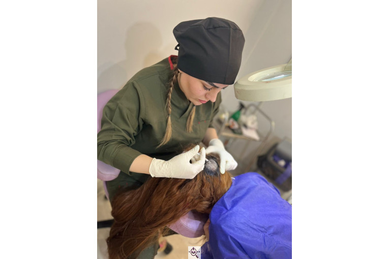 کاشت مو زینب خواجه پور در اهواز