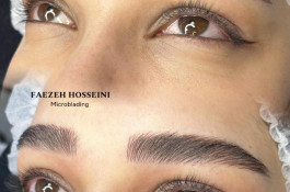 بهترین فیبروز ابرو و میکروبلیدینگ در همدان (فائزه حسینی) 09222495762