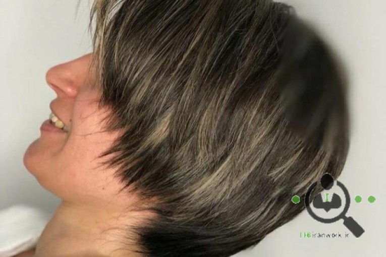 رنگ و لایت و کراتین مهسا اصغری در چالوس
