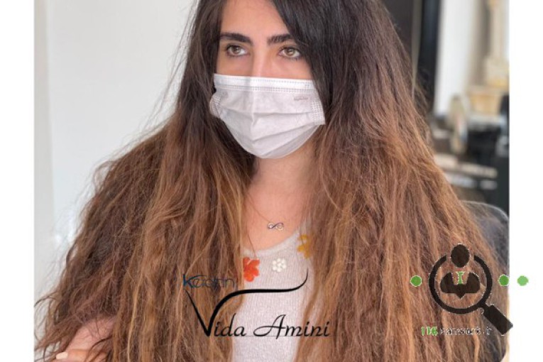 رنگ و کراتین ویدا امینی در اصفهان