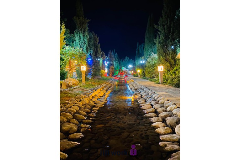 باغ رستوران زیبای خوشمزه زشت در کرمانشاه