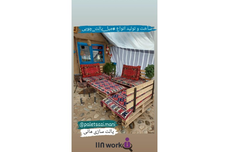 پالت سازی مانی در صومعه سرا