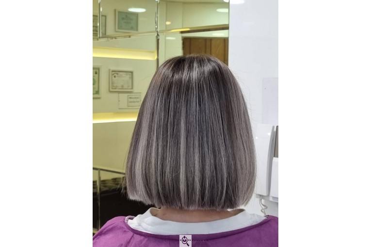 کراتین و رنگ و لایت مرسده پلاسعیدی در پاسداران تهران