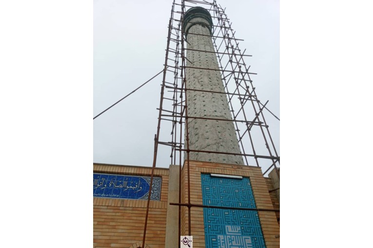 نصب داربست فلزی ابوذر در آستانه اشرفیه