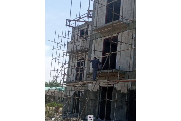 نصب داربست فلزی ابوذر در آستانه اشرفیه