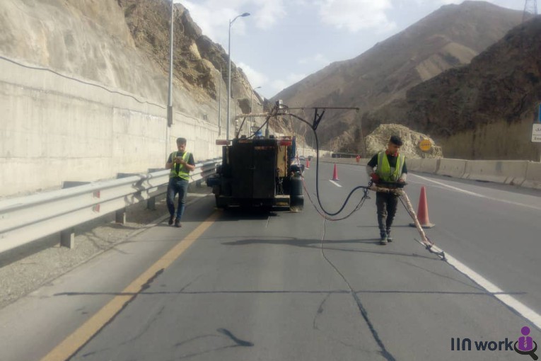 درزگیر آسفالت دهنوی در تهران