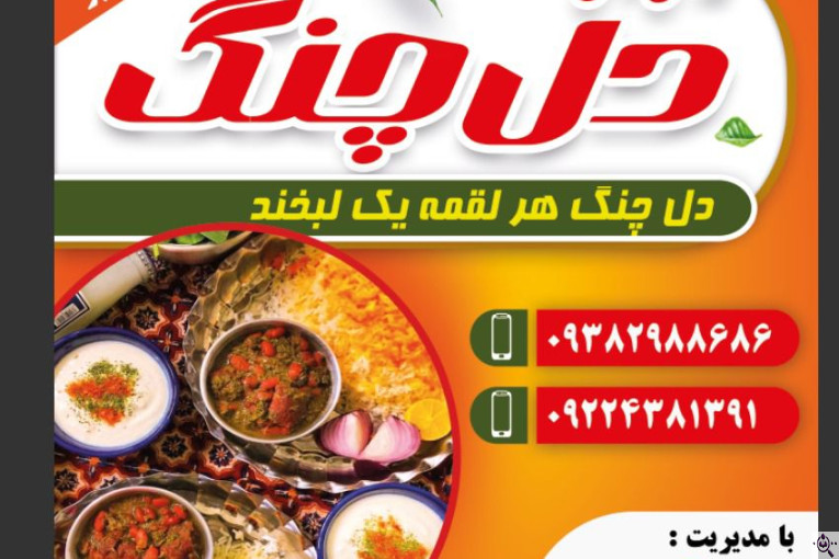 غذای خونگی دل چنگ (مژگان آزاد مقدم) در گرکان