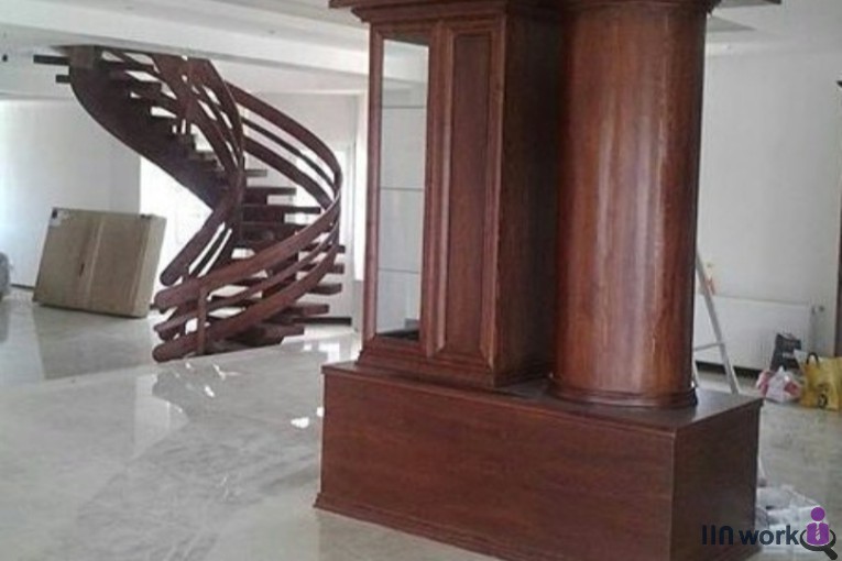 کارگاه نقاشی صنایع چوبی بامبو در ساری