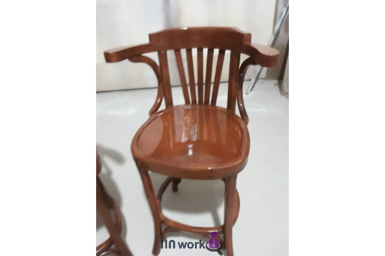 کارگاه نقاشی صنایع چوبی بامبو در ساری