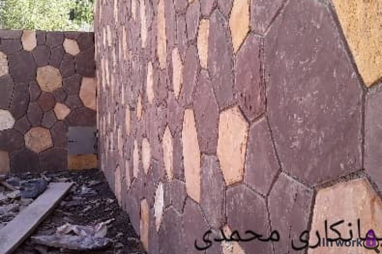 پیمانکاری سنگ لاشه محمد سعیدی در بومهن
