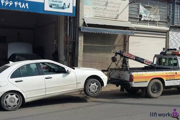 امداد خودرو و یدک کش پرغاره در علی آباد کتول