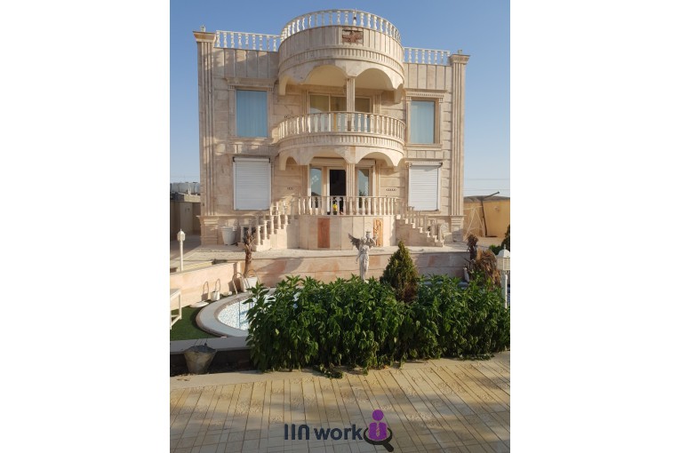 اجرا و نصب نرده سنگی و سنگ آنتیک حکمتی در کرج